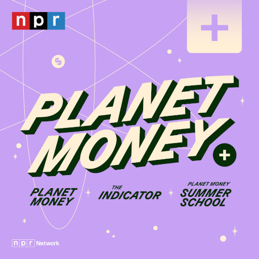 logo featuring an astronaut with George Washington's face from the dollar bill plus a rollercoaster and lavender-colored background